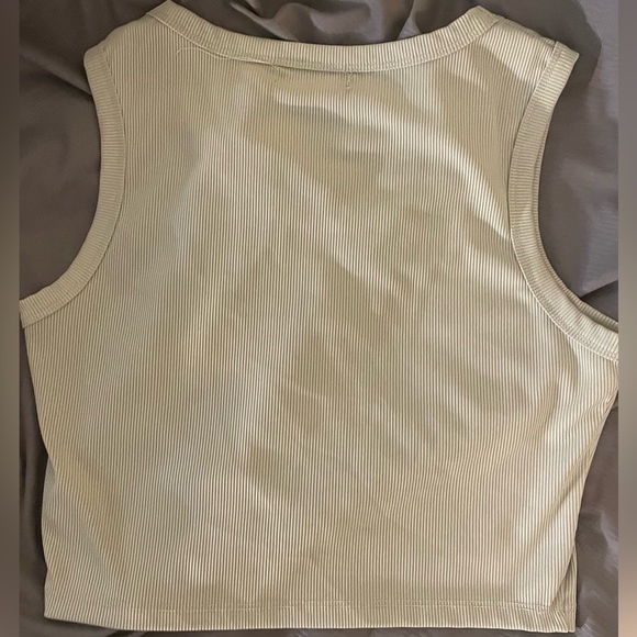 Green Crop Tank Top - US 6 - Picture 3 of 3